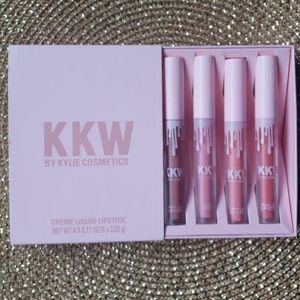 New KKW by Kylie Cosmetics liquid lipstick set